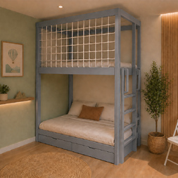 Кровать 2-х ярусная Джуниор №1
